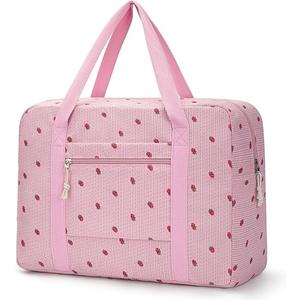 Travel Duffel Bag Foldable Weekender Overnight Bag for Men Women Lightweight Carry on Tote Bag For Spirit Airlines