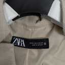 ZARA Women's Long Blazers Vests spring Casual Elegant Plain Single Breasted Long Sleeve Lapel Business coat (2)