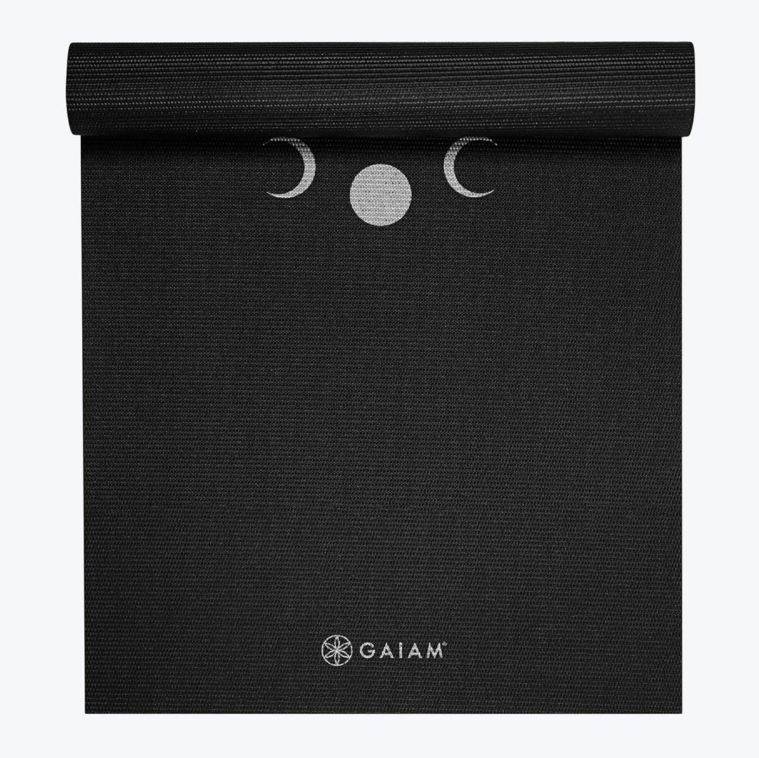 Gaiam Yoga Mat - Premium 6mm Print Extra Thick Non Slip Exercise & Fitness Mat for All Types of Yoga, Pilates & Floor Workouts (68"L x 24"W x 6mm Thick)