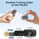 Shock Collar for Small Dogs，Tiniest and Lightest Dog Training Collar with 2000ft Remote，Tailored Small Dog Shock Collar 5-15 Pounds，Beep，Vibration and Safe Shock，0-99-Level Precise Adjustment，Black