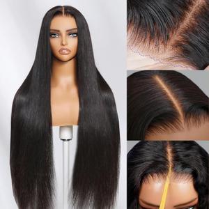 Wear And Go Glueless Wigs Human Hair Pre Cut 9x6 Hd Straight Wigs Human Hair 200 Density Lace Front Wigs Human Hair 28inch Straight Black Human Hair Wig for Women