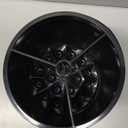 Kitchen Utensil Holder Extra Large 360Rotating For Counter Organizer Stainless Steel Storage Cooking Silverware Caddy 3 Compartment Flatware Spoon Spatula Tool Cutlery ContainerBlack