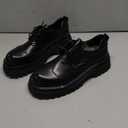 Men's Leather Brogue Lace Up Dress Platform Oxford Shoes Comfort Breathable Non Slip Lug Sole Derby Shoes Casual Business Work Oxfords, 44