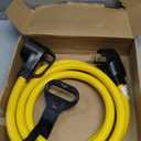Tellegloww 10FT NEMA 10-50P to 14-50R EV Charger Adapter Cord, 50 Amp Stove Range to EV for Level 2 Charging, Only for 3 Prong Older Stove Range Outlet, STW 8 AWG/3C, ETL Listed