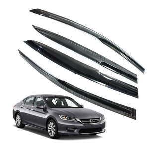 Rain Guards for Honda Accord 2013-2017 4-Door Sedan, Tape-on Side Window Deflectors for Honda Accord, Window Visors for Honda Cars, for Honda Car Accessories, 4 pcs