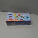 Building Block and Card Valentine Gifts 30 Building Blocks and 30 Cards for Kids' Party Favors, Birthday Gifts, Classroom Exchange Prizes, and Holiday Goodie Bags, Ocean Animal (Navy)