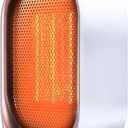 Space Heater, Portable Small Heaters for Indoor Use, Electric Desk Heater with Overheat and Tip-Over Protection, Mini Personal Heaters for Home Office Workspace, White