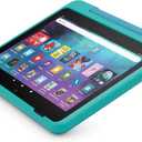 Amazon Kid-Friendly Case for Fire HD 8 tablet (Only compatible with 12th generation tablet), Hello Teal