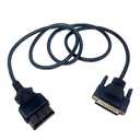 ZR11 OBD2 Cable Fit for Zurich ZR11 ZR13 ZR15 Scanner Code Reader Connector Replace 63807 63806 56218 Scan Tool OBDII Cable 25-Pin Male to 16-Pin Male