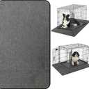 Dog Crate Mat Liner, Washable Pee Pads for Dogs, Absorbs Urine, Non-Slip, Waterproof Under Dog Crate Mat Floor Protector for Kennel Training, Protects Floors from wear and Scratches, (29"x48")