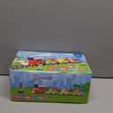 Train Set for Toddlers w/Steam, Sound & Lights, Toddler Toys for Age 2-4, Electric Train Set with Tracks Road Signs, Magnetic Train Toys Christmas Birthday Gifts for 2 3 4 5 Year Old Boys & Girls