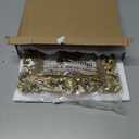 AELS 5x7 Inch Vintage Picture Frame, Elegant Antique Photo Frames with Glass Front, Photo Display, Tabletop Wall Hanging, Gift Ideas, Black Oval with Gold Trim