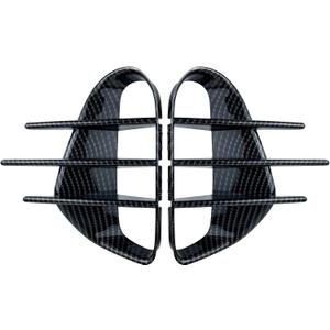 2PCS Front Fog Light Trim Covers Fit for Kia Stinger 2018-2023 Carbon Fiber Pattern