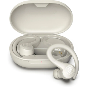 JLab Go Air Sport, Wireless Workout Earbuds Featuring C3 Clear Calling, Secure Earhook Sport Design, 32+ Hour Bluetooth Playtime, and 3 EQ Sound Settings (Sand)