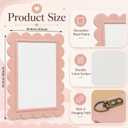 20 x 30 Inch Scalloped Pinboard Memory Board for Girls Room Pink Framed