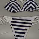 RELLECIGA Women's Sexy Triangle Bikini Set Halter String Two Piece Swimsuits Brazilian Cheeky Bathing Suit, Size Small