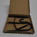 Shepherd Hook 32 inch 1/2 inch Thick Use at Weddings, Hanging Solar Lights, Lanterns, Bird Feeders, Metal Hanger Hook (Black,32inch). U.S. Patent.