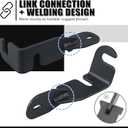 NICECNC Black 3 Inch Upgrade UTV Door Latches Compatible with Can Am Maverick X3 4x4 Turbo DPS 2017-2021, Maverick X3 R 4x4 XDS Turbo DPS 2017-2019, Maverick X3 Max RR, See Fitment, small