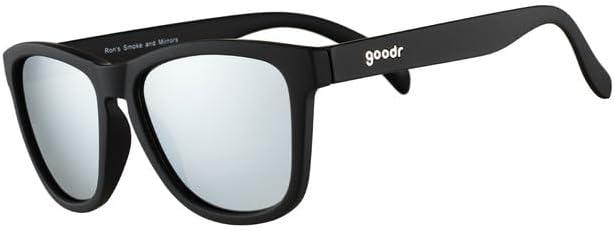 Goodr Polarized Sunglasses, Medium Sized (OG), UV400 Protection, No Slip, No Bounce (Black)