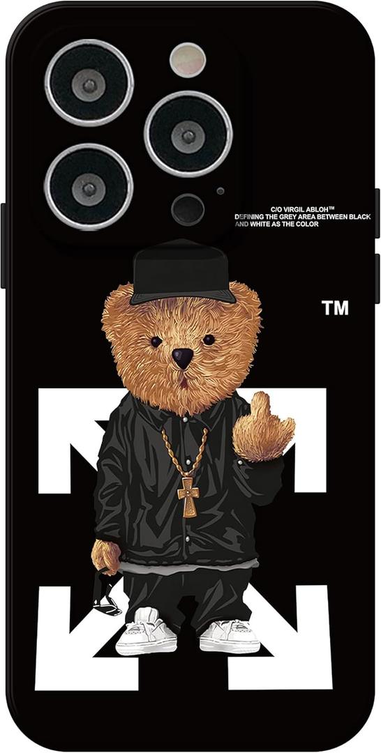 Cool Case Compatible with iPhone 16 Pro case,Designer for Boys,Funny Aesthetic Soft Silicone Gel Rubber Shockproof Cover Full Body Drop Protection (for iPhone 16 pro) Black Cool Case Compatible with iPhone 16 Pro case,Designer for Boys,Funny Aesthetic Soft Silicone Gel Rubber Shockproof Cover Full Body Drop Protection (for iPhone 16 pro) Black