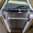 Honeywell 18-Inch Dishwasher with 8 Place Settings, 6 Washing Programs, Stainless Steel Tub, UL & Energy Star Certified, Stainless Finish