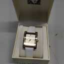 Anne Klein Women's AK/ 2706CHWT Analog Display Japanese Quartz White Watch