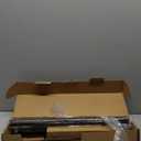 Heavy Duty Curtain Rods for Windows 28 to 48 Inch, 1 Inch Adjustable Black Curtain Rod with Easy Installation and Modern Design (A1,Black,30-60")