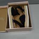 Soda Little Kids/Children/Girls Topic-IIS Espadrille Flatform Wedge Open Toe Sandals 4