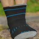 Men's Performance Athletic Socks with Arch Support & Compression Fit - Mid-Calf Workout Socks for Running, Gym, Everyday (8 pairs) (Green)