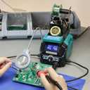 YIHUA 939D+ III EVO Digital Soldering Iron Station Kit 110W High Power with LCD display, 4 Memory Channels, Sleep Mode, Digital Calibration, Solder Wire, Helping Hands, Magnifier, 3 Soldering Tips