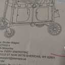 ELEMARA Wagon Stroller 4 Seater, Premium Stroller Wagon for 4 Kids, Foldable All-Terrain Wagon for Kids with Canopy, Adjustable Push/Pull Handles,Convertible High Seat&Organizer, Black