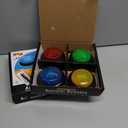 8-Pack Buzzers for Trivia Games, Kids Toys Board Games with Lights and Sound for Classroom, Family Games, Parties, Competition, Game Show and More (Glow, Pack, 8)
