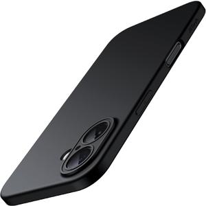 JETech Slim Case for iPhone 16 6.1-Inch with Camera Lens Full Protection, Ultra-Thin Lightweight Matte Finish Minimalist Protective Phone Cover (Black)