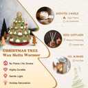 SALKING Christmas Wax Melt Warmer, Christmas Tree Electric Wax Warmer for Scented Wax, Holiday Decor Wax Melter Winter Fragrance Warmer for Aromatherapy, Candle Wax Warmer Oil Burner