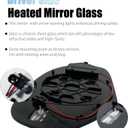 Driver Left Side Mirror Glass 2007-2014 For Chevrolet Silverado,Tahoe,Chevy Suburban,Avalanche,GMC Yukon,Cadillac Escalade,GMC Sierra with Turn Signal GM1324138