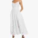 Club Monaco Women's Embroidered Eyelet Maxi Dress Size 6