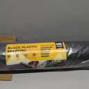 Farm Plastic Supply Black Plastic Sheeting 6 mil - Black Plastic Tarp, Polyethylene Vapor Barrier, Painters Tarp, Vapor Barrier (10' x 100')