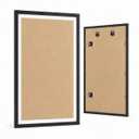 ARTGOTO 15.7x27.5inch/40x70cm Large Diamond Art Painting/Paint by Numbers MDF Picture Frames,Display 35x65cm with Mat or 40x70cm Without,Horizontal & Vertical Wall Hanging for Puzzles,Photos,Posters