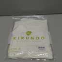 KIRUNDO Womens Summer Tops 2025 Trendy Ruffle Cap Sleeve Casual T Shirts Crewneck Basic Tee Cute Blouses Clothing(White, X-Large)