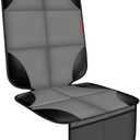 XHYANG Car Seat Protector 1 Pack Car Seat Cushion Mat Thickest Padding,Waterproof 600D Fabric Car Seat Covers for Non-Slip Backing Mesh Pockets for Baby and Pet (Gray, 1 Pc)