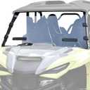 Front Full Windshield for Yamaha RMAX 2/ RMAX 4 1000 21-25, Clear Tough Hard Coated Stronger Full Vented Windshield for Yamaha Wolverine RMAX2/ RMAX4 1000 2021-2025 Accessories