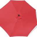 ontheway 11FT Patio Umbrella Enhanced Replacement Canopy Market Table 8 Ribs Umbrella Canopy