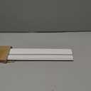 Door Draft Stopper for Bottom of Door, PVC Door Bottom Seal Strip with Strong Adhesive, Cuttable Door Sweep for Exterior & Interior Doors, Blocks Drafts, Dust, Noise & Cold Air, 36 Inch.(2, White)