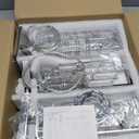 Chrome Crystal Pendant Lights Kitchen Island, 3 Pack Adjustable Light