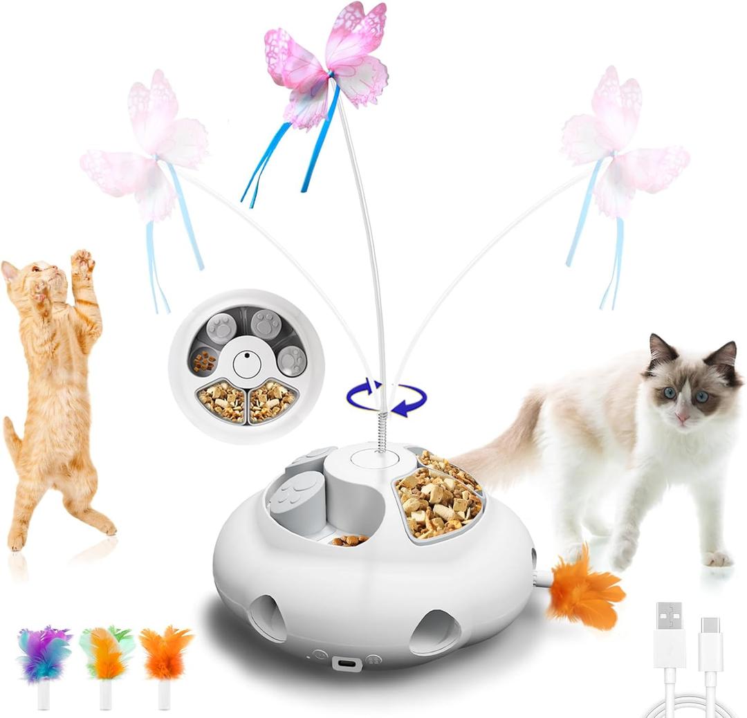 Interactive Cat Toys for Indoor Cats Electronic,Automatic Cat Toys Interactive