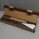 5/8 Diameter Curtain Rods 30-90 Inch, for 30-84 Inch Windows, Adjustable Splicing Black Curtain Rods for Windows with Brackets, Window Rod Long Small Curtains Rod