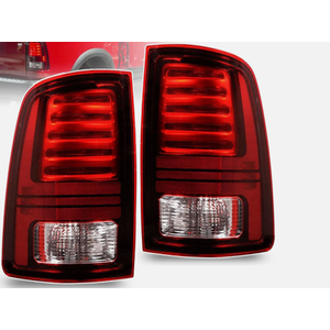 Lochnchn LED Tail Lights Compatible With 20132018 Dodge Ram 1500 2500 3500 Driver and Passenger Side Taillights Replace 68093081AB, 68093081AC, CH2800202