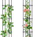 Trellis for Climbing Plants Outdoor - 69"(H), Expandable and Rust-Proof Metal Plant Support, Easy Installation, Garden Trellis for Potted Roses, Vines, Jasmine(2 Pack), 69"h-2pcs