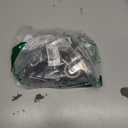 2 Inch Plate Swivel Caster Wheels Set of 4, No Noise Rubber Wheels with Locking Brakes, Small Casters Load Capacity 208LBS,Ball Bearing Plate Swivel Castors for Small Furniture, Worktables