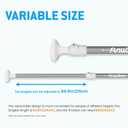 FunWater SUP Paddle - Adjustable Stand Up Paddle 3 Piece or 4 Piece Floating Alloy Portable Paddle Board Paddle - Lightweight & Floating oars - Durable and Packable - Efficient Padding